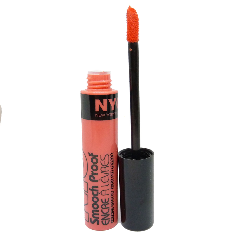 NYC Smooch Proof Liquid Lip Stain Lip Gloss Cream Lips Color Makeup Pen 7ml