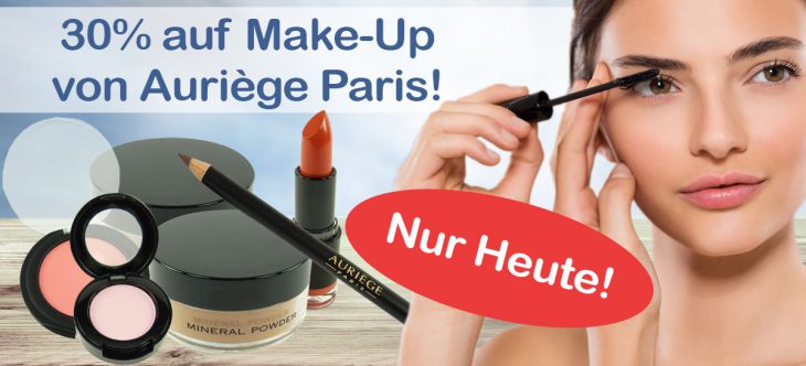30 Prozent Rabatt auf Make-Up von Auriège Paris - nur heute!