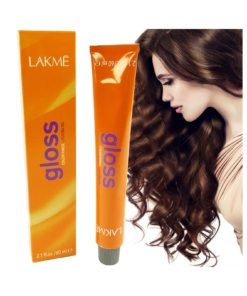 Lakme Gloss Color Rinse Jojoba - Haar Farbe Demi Coloration Versch Farben 60ml - # 7/65 Medium Brown Auburn Blonde/Mittel Braun Kastanien Blond