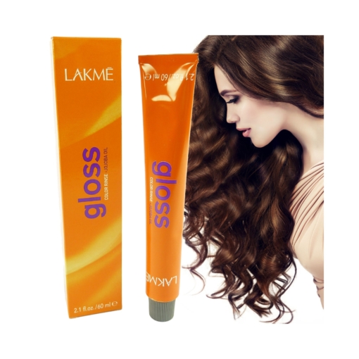 Lakme Gloss Color Rinse Jojoba - Haar Farbe Demi Coloration Versch Farben 60ml - # 7/65 Medium Brown Auburn Blonde/Mittel Braun Kastanien Blond