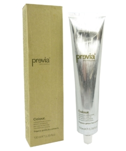 Previa Professional Colour Organic Green Tea Extracts permanent Haar Farbe 100ml - 07,44 Int. Copper Medium Blonde / Int. Kupferblond