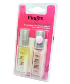 Fing'rs French Manicure Set Pink + White Nail Polish #1193 Finger Nägel
