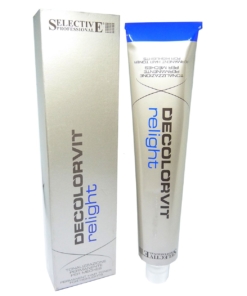 Selective Professional Decolorvit Relight Tönung Haarfarbe Permanent 100ml - Ash / Asch