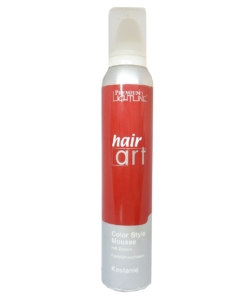 Premium Lightline Hair Art Color Style Mousse Haar Farbe Styling Schaum 200ml - Light Brown / Hellbraun