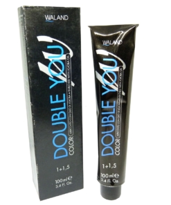 Waland Double You Color Haar Farbe Coloration Creme Permanent 100ml - 07.66 Intense Red Blonde / Intensives Rotblond