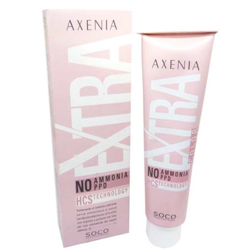 Axenia Extra Color Haar Farbe Creme Coloration Permanent ohne Ammoniak 50ml - 07,0 Blonde / Blond