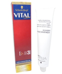 Schwarzkopf Vital Colors Permanent Haarfarbe Coloration Creme 60ml - 04-0 Brown / Braun