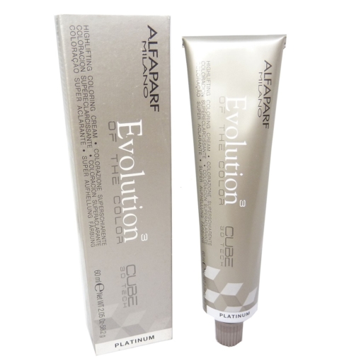 Alfaparf Milano Evolution of the Color Super Aufhellung Färbung Creme 60ml - PP.013 Pure Ash Golden Platinum / Platin Pur Asch Gold