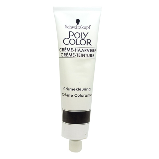 Schwarzkopf Poly Color Creme Haar Farbe 45 Schwarz Coloration MULTIPACK 2x