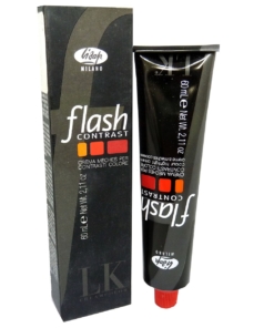 Lisap LK Flash Contrast Haar Farbe Coloration Creme Permanent 60ml - Red Copper / Kupferrot