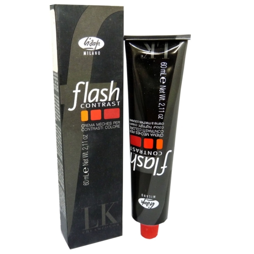 Lisap LK Flash Contrast Haar Farbe Coloration Creme Permanent 60ml - Red Copper / Kupferrot