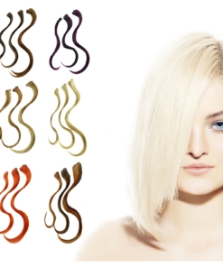 Balmain - hairXpression highlights - memory hair Haarteil - Strähnen Extension - groovy purple