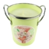 Bougies La Francaise scented candle in a decorative geranium pot 292g