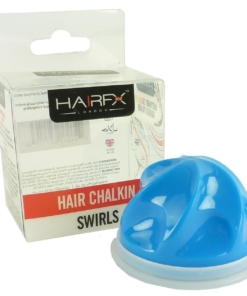 HairFX London Hair ChalkIn Swirls Haar Kreide Farbe Styling auswaschbar Halal 5g - Jazzy Blue