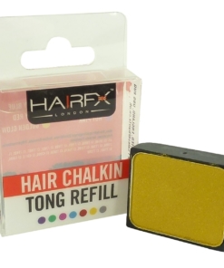 HairFX London Hair ChalkIn Tong Refill Haar Kreide Farbe Styling auswaschbar 4g - Golden Glow