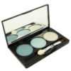 Jean D'Arcel brillant Eye Shadow Trio Lidschatten Pallette Augen Make Up 3x1,5g - 3 light blue / zart blau