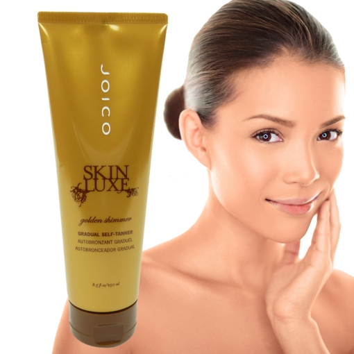 Joico SKIN LUXE Golden Shimmer Self Tanner Selbst Bräunungs Lotion - 2 x 250 ml