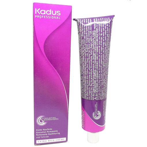 Kadus Professional Haar Farbe Coloration Creme Permanent 60ml - 07/4 Medium Blonde Copper / Mittelblond Kupfer