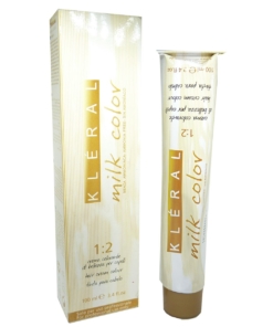 Kleral Milk Color Haarfarbe Coloration Creme ohne Ammoniak 100ml - 10.3 Golden Extra Light Blonde / Gold Extra Hell Blond