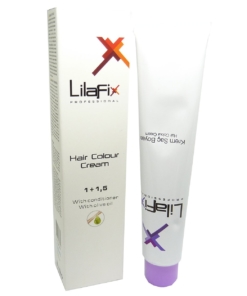 LilaFix Professional Hair Colour Cream Haar Farbe permanent Coloration 100ml - 09/1 Very Light Ash Blonde / Lichtblond Asch