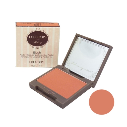 Lollipops Paris Blush + Eye Shadow - B01 Abricot Mecanique - Rouge Make Up 3,5g