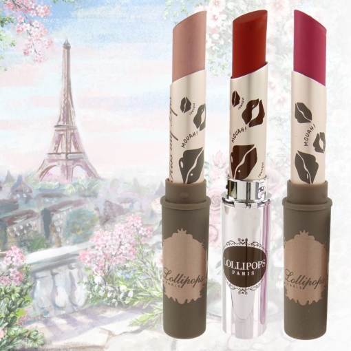 Lollipops Paris Kiss my Lips Lipstick Matt + Bumper - Lippen Stift Make Up 1,5g - LC1 Un Baiser pour Paul