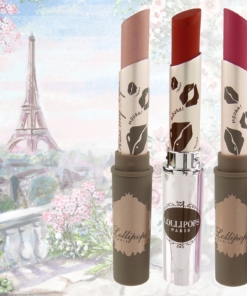 Lollipops Paris Kiss my Lips Lipstick Matt + Bumper - Lippen Stift Make Up 1,5g - LC3 Jolie Poupee