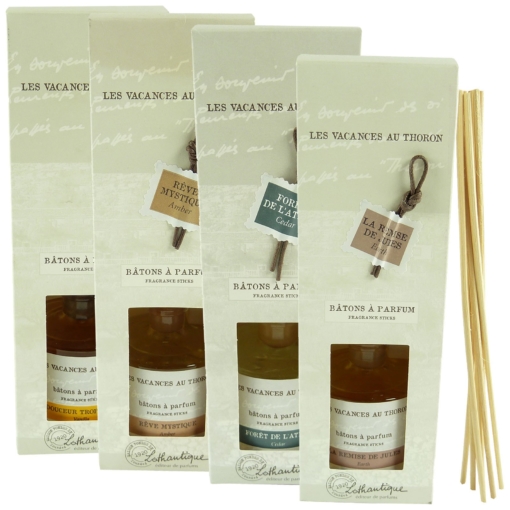 Lothantique Les Vacances au Thoron Fragrance Sticks Raum Duft Diffuser - 100ml - Foret de l´Atlas - Cedar