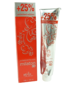 Mila Milaton 3D professionelle Haarfarbe permanente Färbecreme 125ml - 7.2 Chocolate / Schokolade