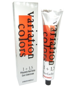 Profiwell Variation Colors Care Colorcream Haar Farbe Permanent Coloration 100ml - 05.1 Light Ash Brown / Hell Aschbraun
