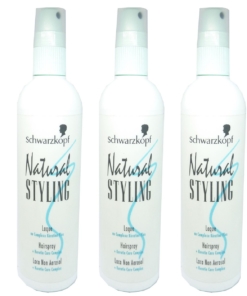 Schwarzkopf Natural Styling Hairspray Keratin Care Complex Multipack 3 x 200 ml