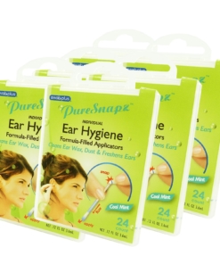 SwabPlus Pure Snapz Ear Hygiene Ohr Pflege Reinigung Reise Multipack - 6-Pack