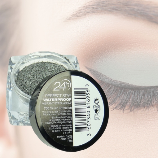 Astor 24h Perfect Stay 700 Silver Attraction - Lidschatten wasserfest Make up