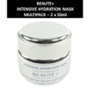 Beaute+ Intensive Hydration Mask Gesichts Pflege Kosmetik 2 x 50ml