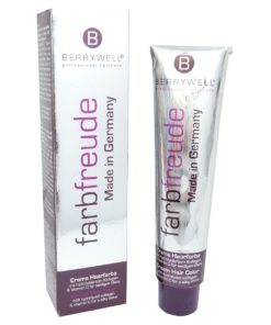 Berrywell Farbfreude Cream Hair Color Permanent Creme Haar Farbe Coloration 61ml - 12.1 Special Blonde Green Matt / Spezial Blond Grün Matt