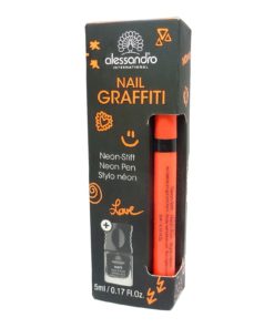 Alessandro International Nail Graffiti Neon Stift Orange Nagel Lack Polish Set