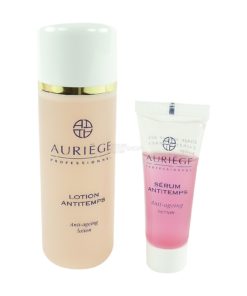 Auriege Paris Anti Aging 3-teiliges Pflege Set - Serum + Lotion + Puder Kur