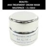 Beaute+ AHA Treatment Cream Mask Maske Gesichts Pflege - 2 x 50ml