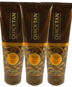 Body Drench Quick Tan Bronzing Lotion Medium Dark Körperbräunung Creme 3x236ml