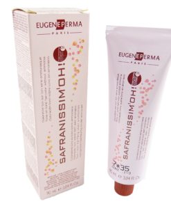 Eugene Perma Safranissimo Haar Farbe Coloration Permanent ohne Ammoniak 90ml - 07.32 Nutmeg / Muskatnuss